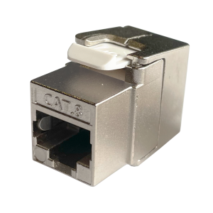 Модуль Keystone, RJ45, экранированный, кат.8.1, без шторки, 180 градусов